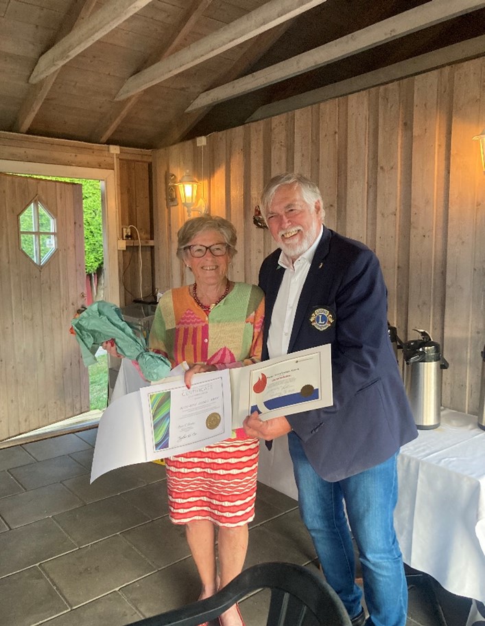 Lionsfakkel tildeles Mette-Sofie Egenes Graw